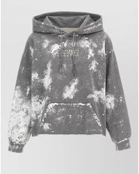 MM6 by Maison Margiela - Numeric Signature Hooded Sweatshirt Front Pocket - Lyst