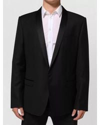 Dolce & Gabbana - Silk Blend Single-Breasted Suit Jacket - Lyst