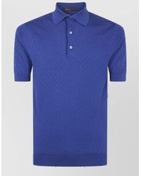 Filippo De Laurentis - Short-Sleeve Polo Shirt - Lyst