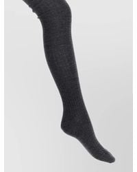 Jil Sander - Ribbed Tights Opaque Finish Comfortable Fit - Lyst
