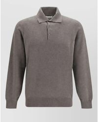 Brunello Cucinelli - Cashmere Polo Shirt - Lyst