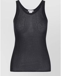 Lemaire - Silk Blend Sleeveless Tank Top - Lyst