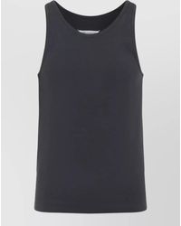 Maison Margiela - Cotton Sleeveless Tank Top - Lyst