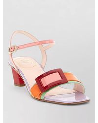 Roger Vivier - Belle Vivier Sandals Open Toe Buckle - Lyst