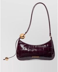 Jacquemus - Le Bisou Perle Leather Clutch Bag - Lyst