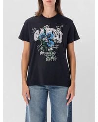 Ganni - Relaxed Organic Cotton T-Shirt - Lyst