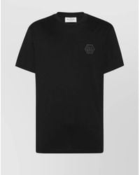 Philipp Plein - Cotton Logo Print Short Sleeve T-Shirt - Lyst