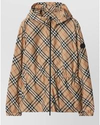 Burberry - Hooded Coat Adjustable Waist Cuffs - Lyst