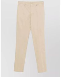 Etro - Roma Cotton Trousers Straight Leg Design - Lyst
