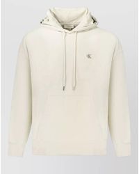 Calvin Klein - Cotton Blend Relaxed Fit Hoodie - Lyst