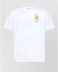 CASABLANCA - Organic Cotton Oversized Printed T-Shirt - Lyst
