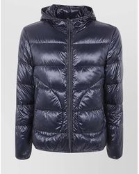 Herno - Padded Jacket With Hood And Quilted Finish - Lyst