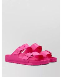 Birkenstock - Arizona Eva Flat Sole Open Toe Slides - Lyst