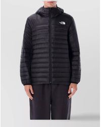 The North Face - Nylon Hooded Quilted Puffer Jacket - Lyst