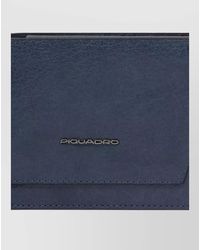 Piquadro - Compact Bi Fold Leather Wallet And Cardholder - Lyst