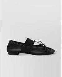 MM6 by Maison Margiela - Fabric Ballet Ballerina Flats - Lyst