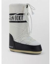 Moon Boot - Nylon Logo-Print Knee-High Boots - Lyst