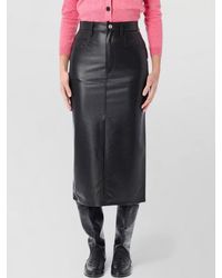 Isabel Marant - Marant Étoile Nilauria Faux Leather Skirt - Lyst