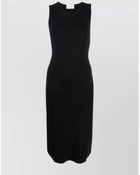 P.A.R.O.S.H. - Knitted Sleeveless Round-Neck Midi Dress - Lyst