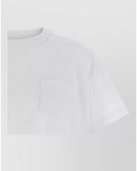 Sacai - Cotton Jersey Logo-Pin T-Shirt - Lyst