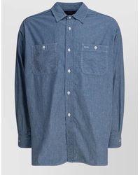 Beams Plus - Chambray Shirt Button Down Collar Pockets - Lyst