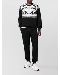 Versace - Comfortable Joggers With Pockets And Ribbed Cuffs - Lyst