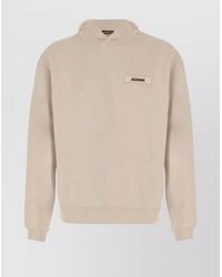 Jacquemus - Cotton Hooded Sweatshirt - Lyst