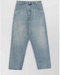 NAMACHEKO - Wide Hand Pilled Denim Trousers - Lyst