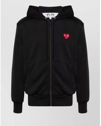 Comme des Garçons - Cotton Zip-Up Hoodie - Lyst