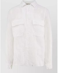 Aspesi - Long Sleeve Casual Shirt Chest Pockets - Lyst