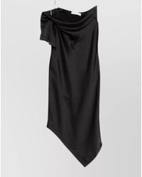 IRO - Draped Asymmetric Spaghetti-Strap Midi Dress - Lyst