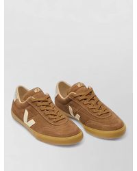 Veja - Suede Leather Lace-Up Sneakers - Lyst