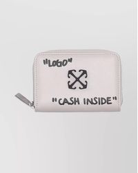 Off-White c/o Virgil Abloh - Leather Coin Purse - Lyst