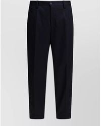 Briglia 1949 - Tailored Trousers Pleated Front Belt Loops Pockets - Lyst