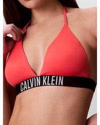 Calvin Klein - Halter Triangle - Lyst