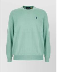 Polo Ralph Lauren - Crew Neck Cotton Sweater - Lyst
