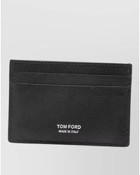 Tom Ford - Leather Logo-Print Card Holder - Lyst