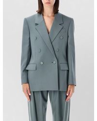 Chloé - Double Breasted Tailored Jacket Notched Lapel - Lyst