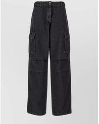 Coperni - Denim Wide-Leg Cargo Trousers - Lyst