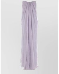 McQueen - Silk Maxi Dress - Lyst