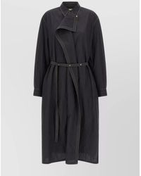 Lemaire - Cotton Asymmetric Shirt Midi Dress - Lyst