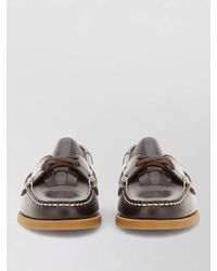 Hereu - Leather Boat Moccasins - Lyst