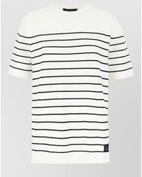 The Seafarer - Knitwear Crew Neck Short Sleeve Striped - Lyst