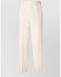 Fendi - Tailored Pants Belt Loops Side And Back Pockets - Lyst