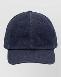 Stone Island - Cotton Baseball Cap Curved Brim Hardware - Lyst