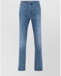 Incotex - Denim Straight-Leg Trousers - Lyst