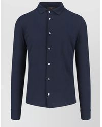 Zanone - Long Sleeve Casual Style Shirt Design - Lyst