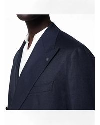 Tagliatore - Double Breasted Suit Notch Lapel Pockets - Lyst