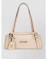 Versace - Na Lamb Leather Shoulder Bag - Lyst