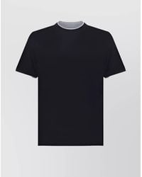 Brunello Cucinelli - Cotton Regular-Fit Crew-Neck Short-Sleeve T-Shirt - Lyst